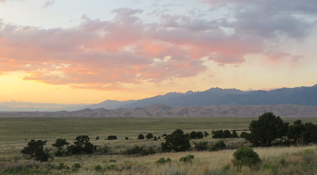 Sunset at the Great Sand Dunes in Colorado - Top Beautiful Place in the United States