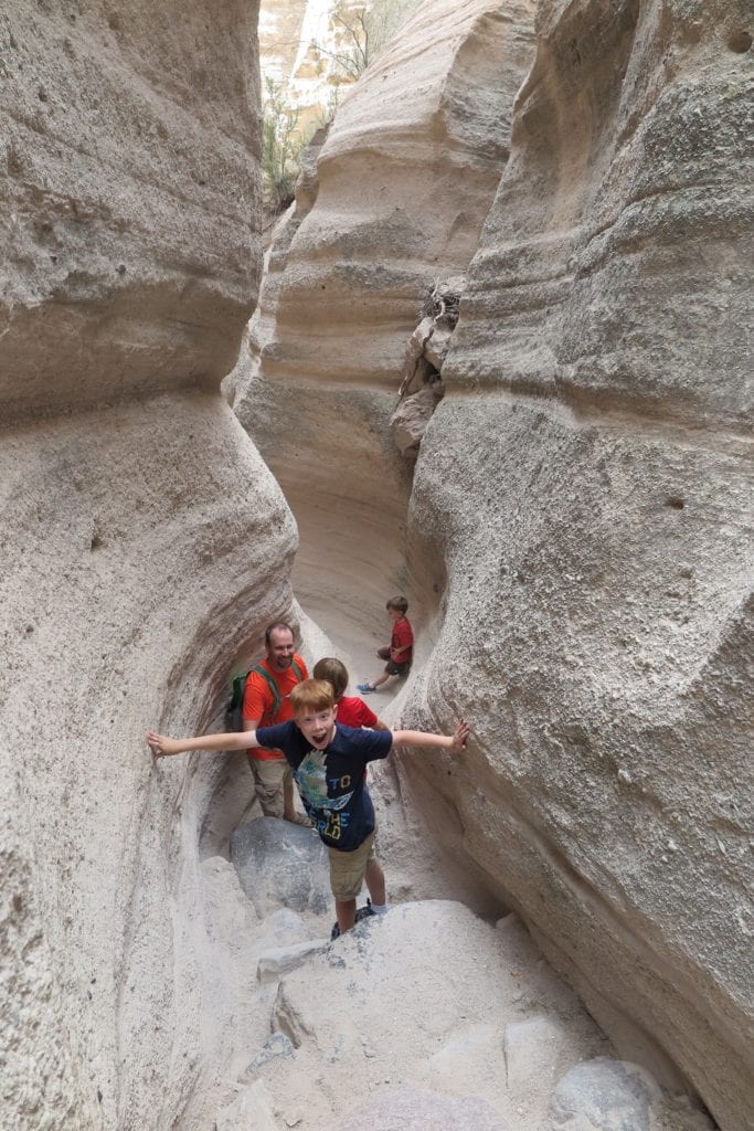 Amazing Kid-Friendly Slot Canyon Hike - Kasha Katuwe Tent Rock, New Mexico
