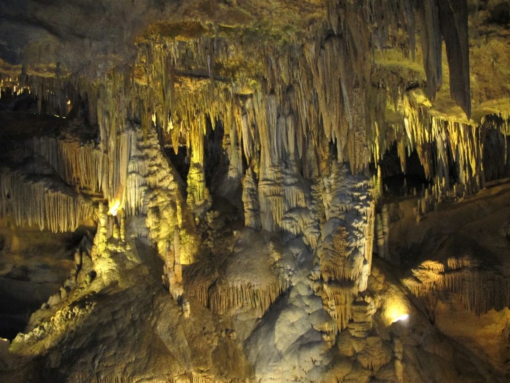Gorgeous formations at Luray Caverns, Virginia
