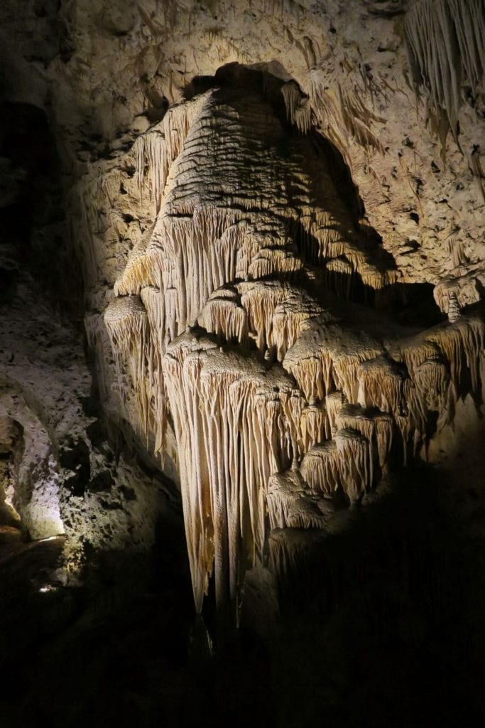 Beautiful formations in Carlsbad Caverns
