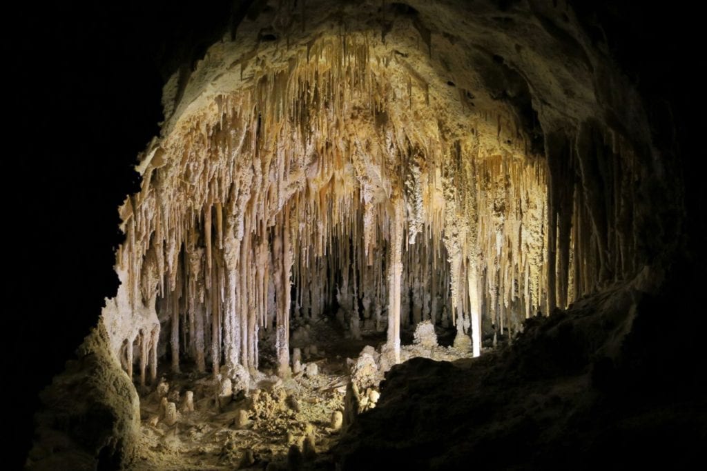 Carlsbad Caverns beautiful formations