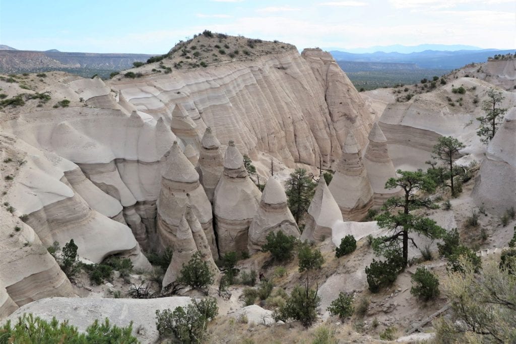 Kasha-Katuwe Tent Rocks View from the top of the trail - New Mexico