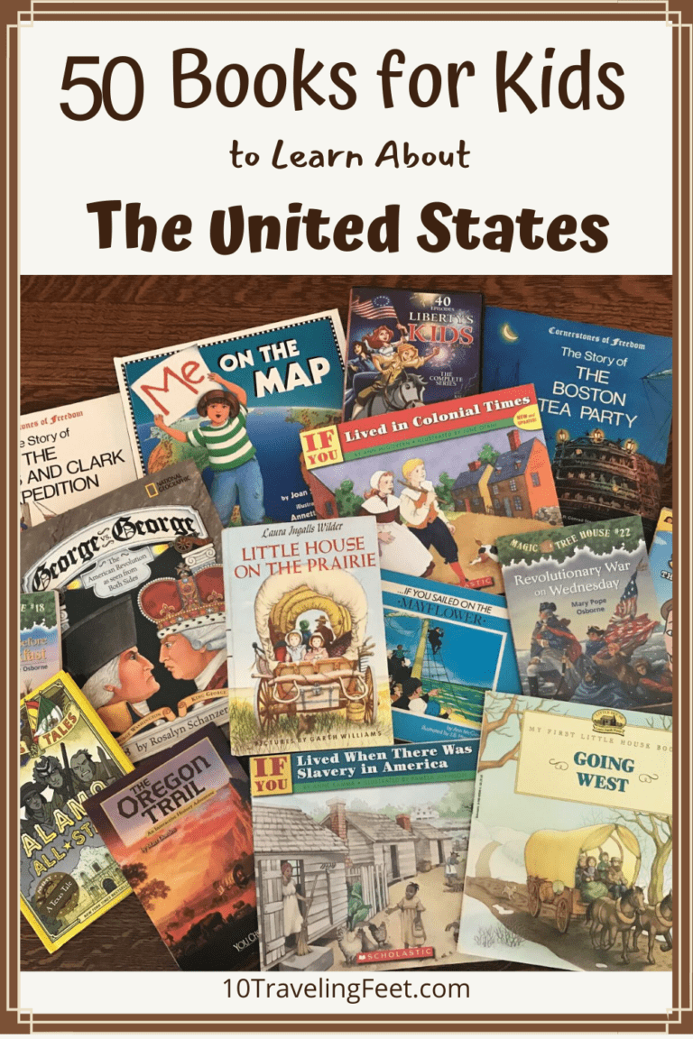 Kids books about the U.S. pin