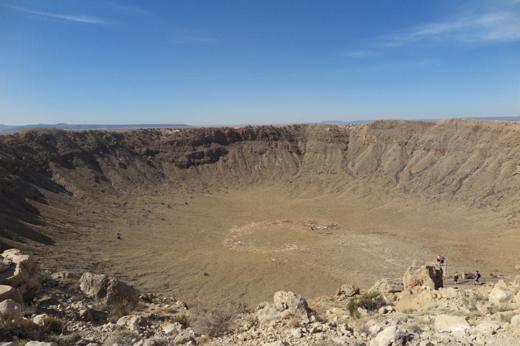 Meteor Crater view, Arizona