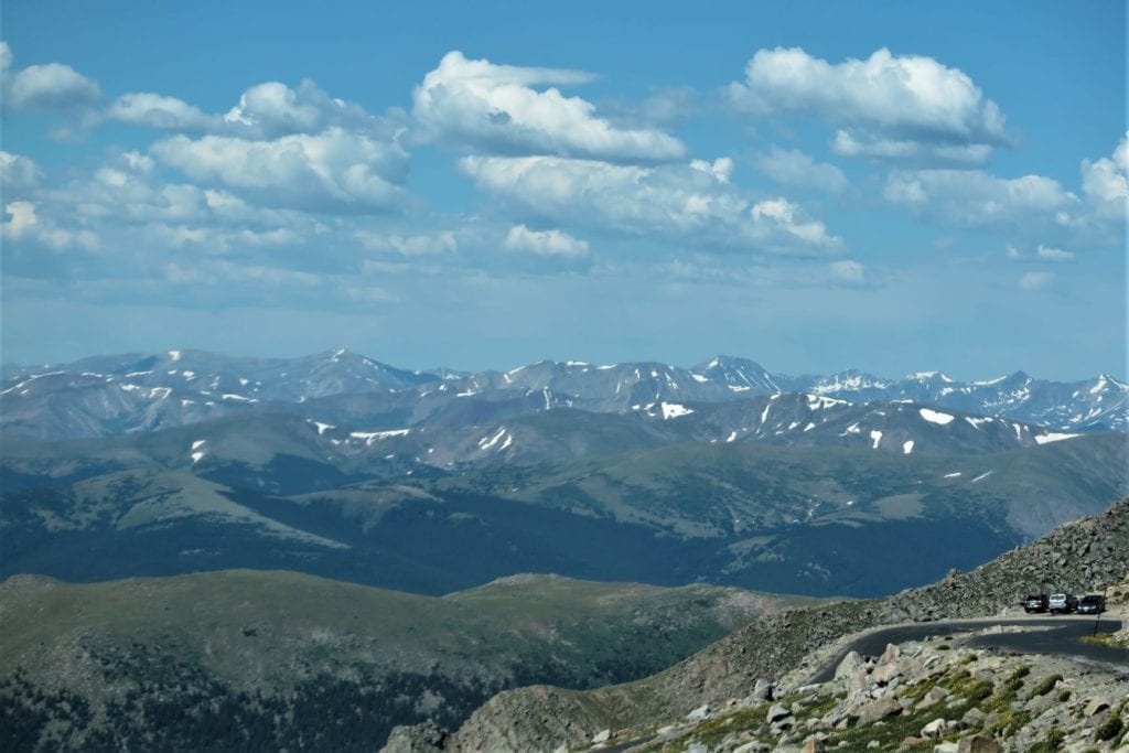 Mount Evans scenery from the top - Colorado