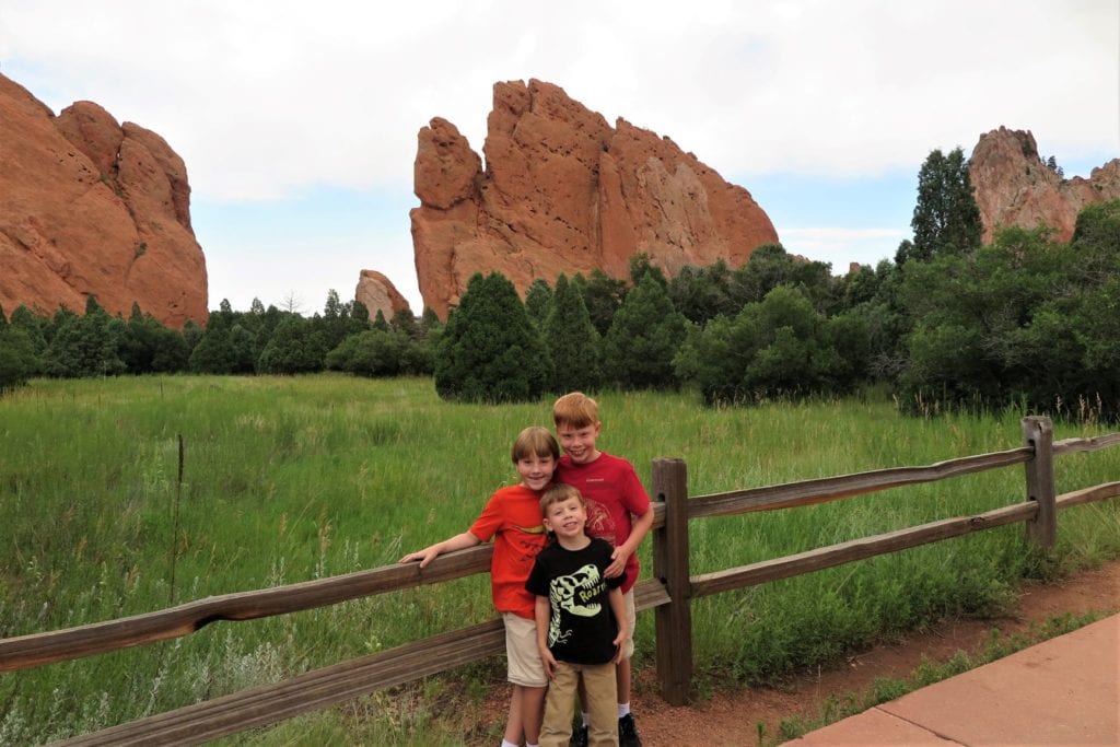 Red Rocks at Garden of the Gods - main trail - Colorado - Kid-Friendly Trail