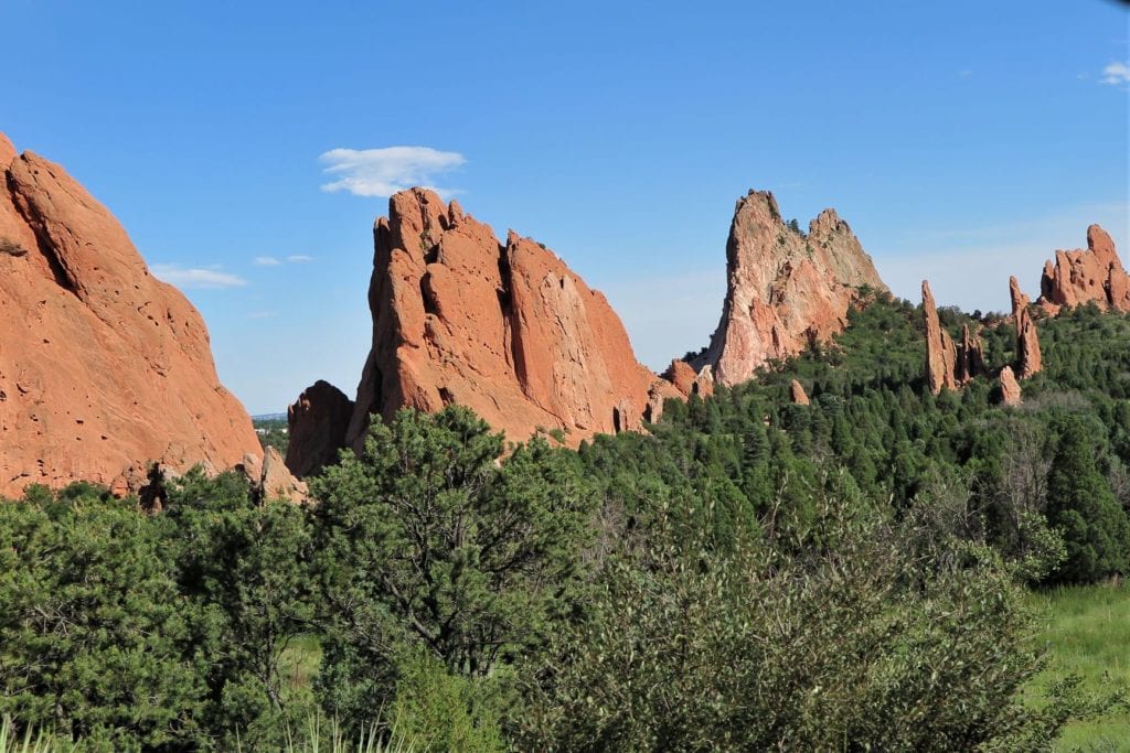 Red Rock Pinnacles at Garden of the Gods, Colorado