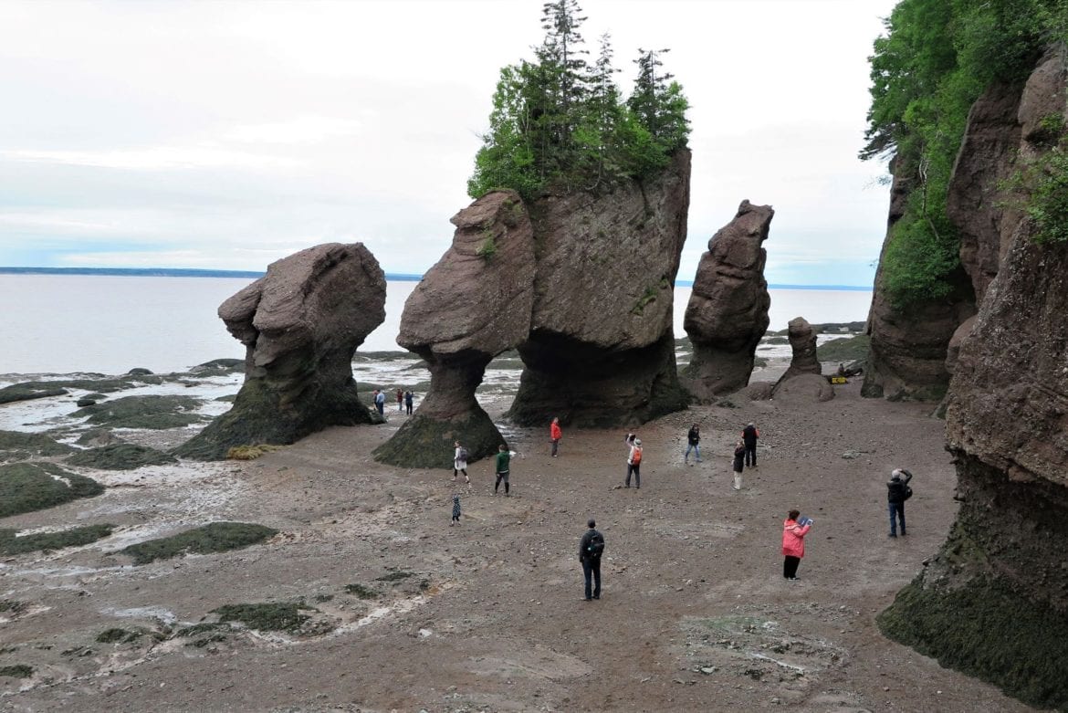 Hopewell Rocks, NB How to See the World's Largest Change in Tides