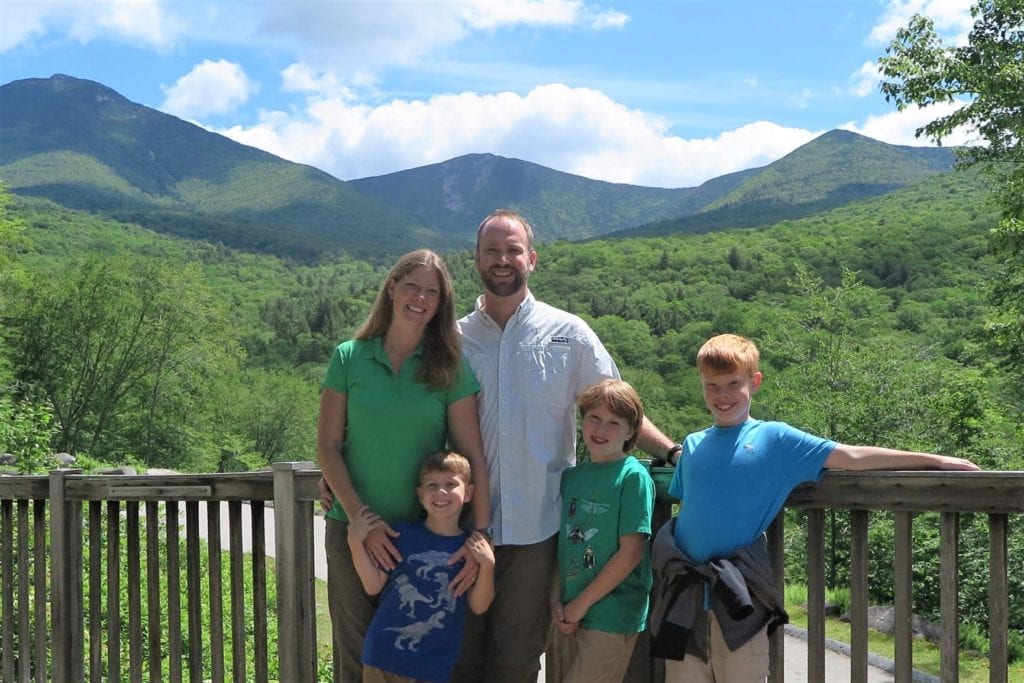 Flume Gorge, Franconia Notch, New Hampshire - Top Family Photo Spot along the trail