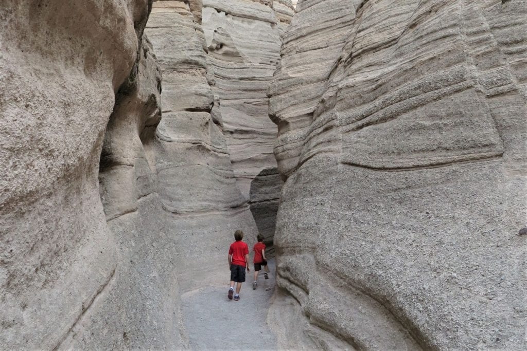Tent Rocks - running through a slot canyon, New Mexico - Top Hiking Experience