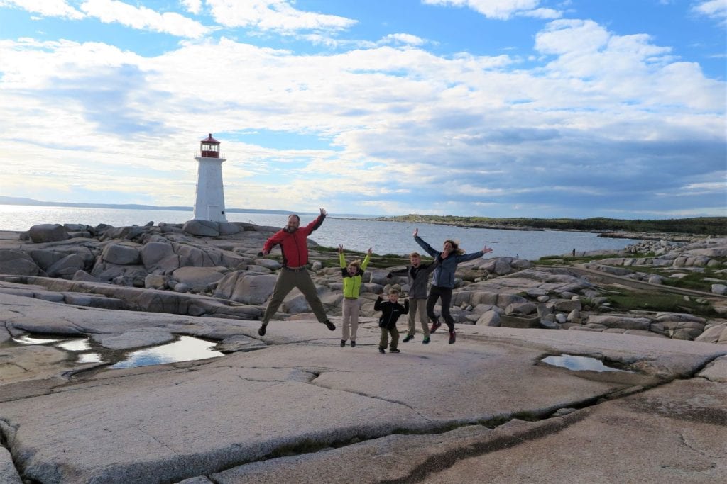 Peggy's Cove - fun family picture ideas, Nova Scotia