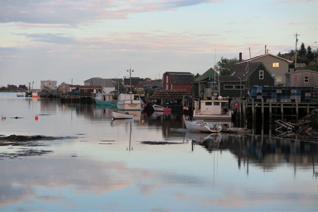 Shaw's Landing, Nova Scotia - Spectacular scenery, fishing boats