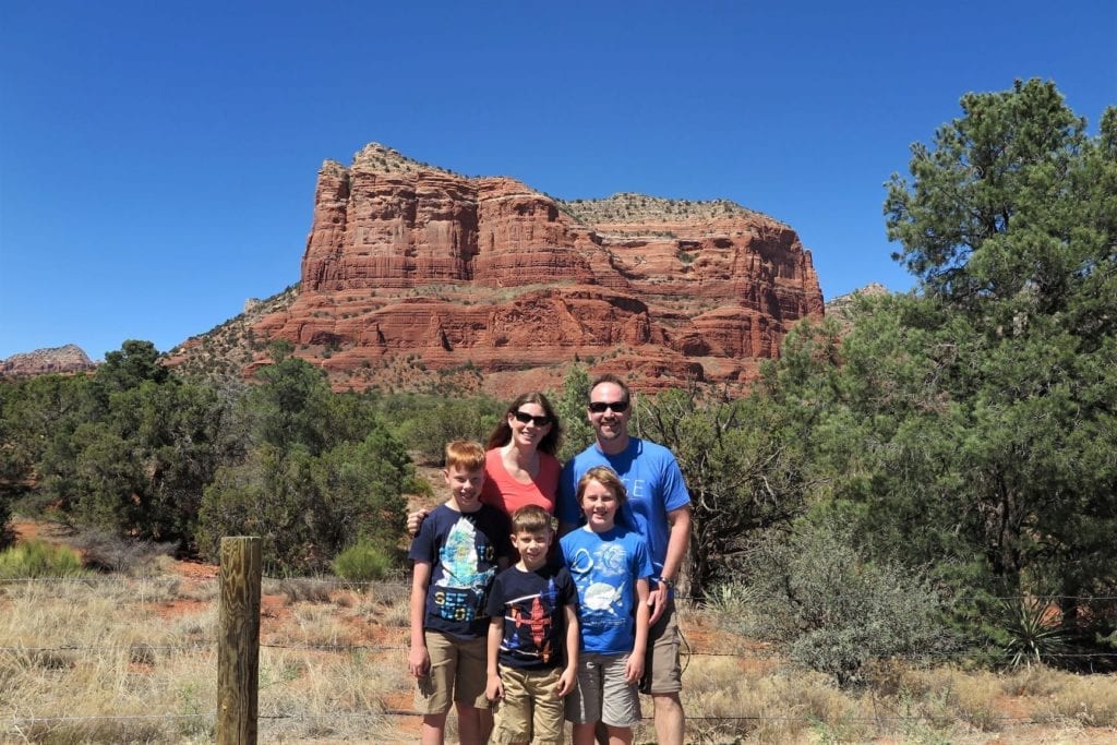 Family Travel - Bell Rock, Sedona, Arizona