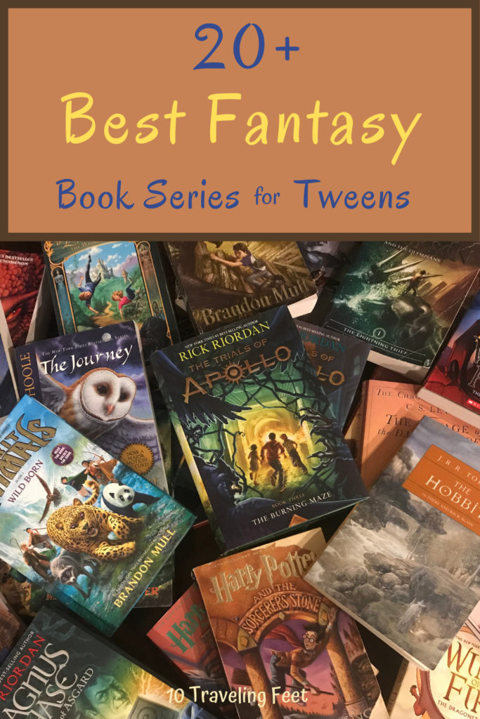 Best Fantasy Books for Tweens Pin