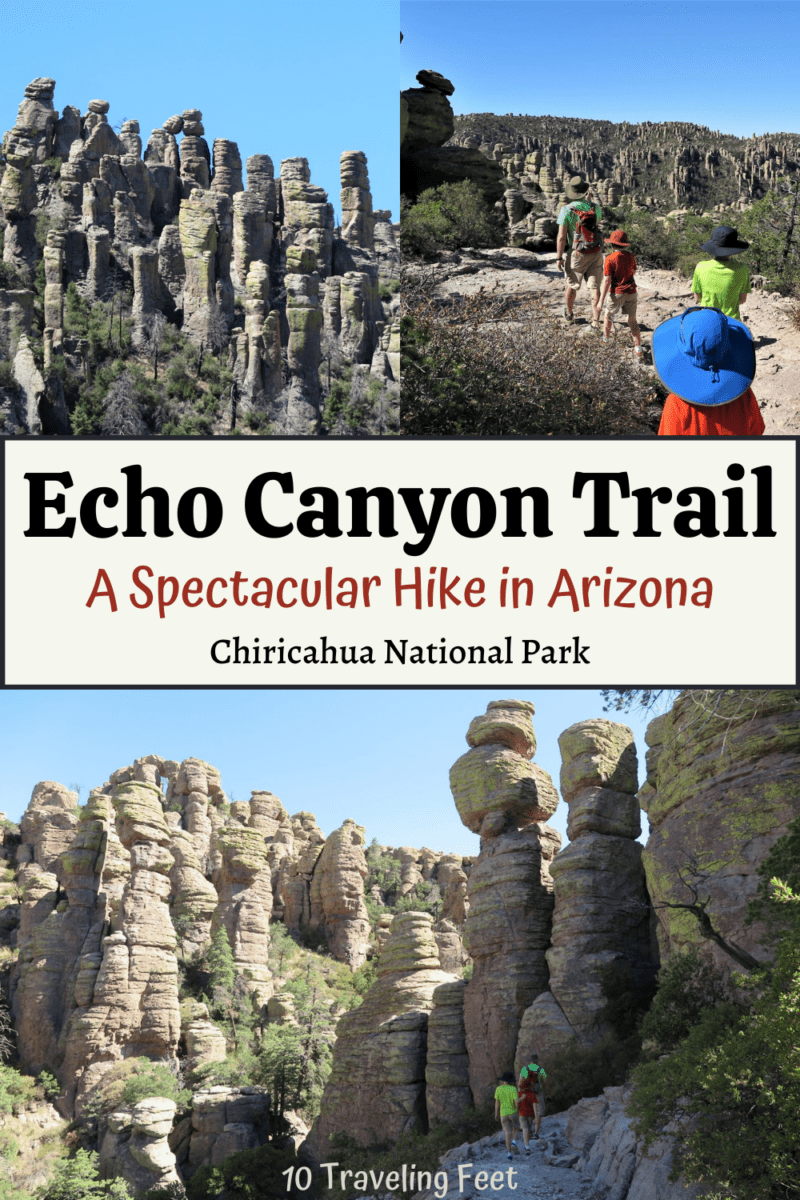 Chiricahua Echo Canyon Trail, Arizona Pin