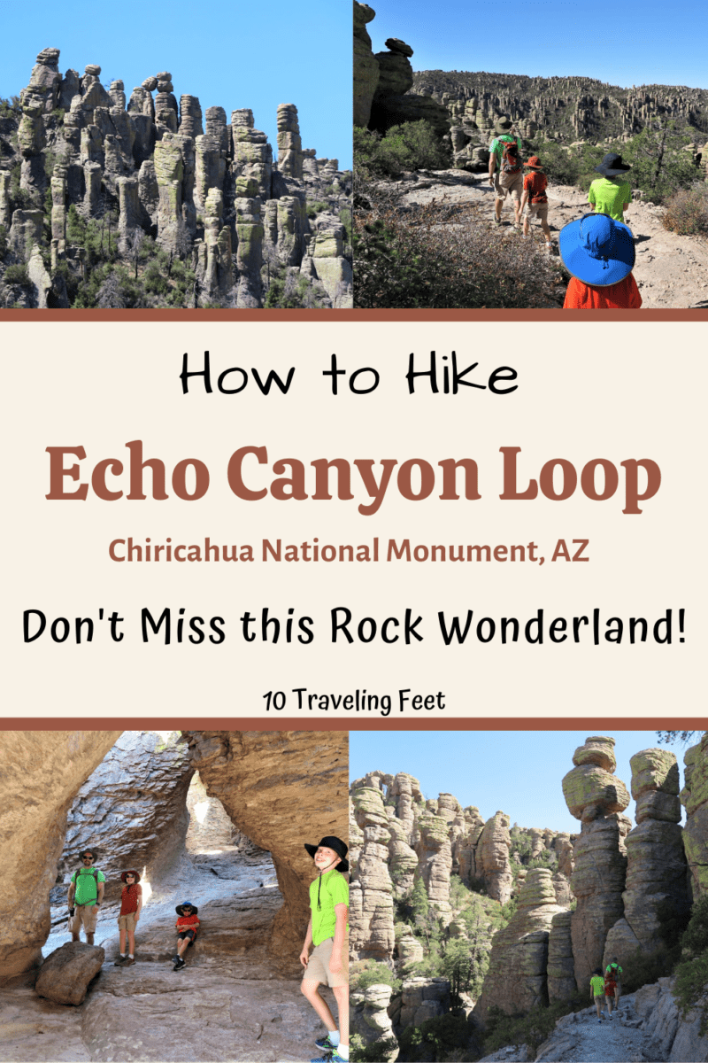 Chiricahua Echo Canyon Trail Pin - Arizona