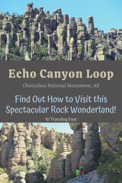 Chiricahua National Park, Echo Canyon Trail Pin