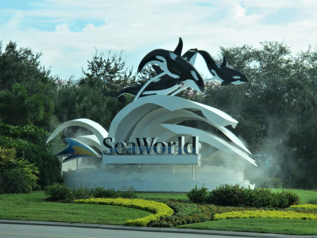 Sea World Orlando, Florida Entrance Sign