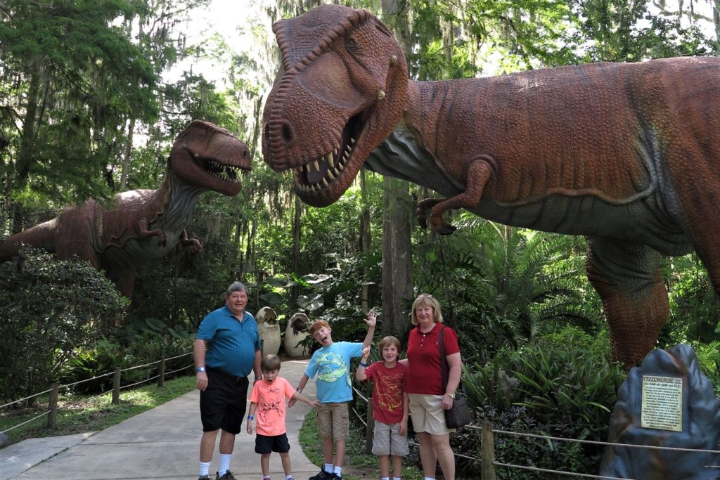 T-Rex Dinosaurs at Dinosaur World, Florida