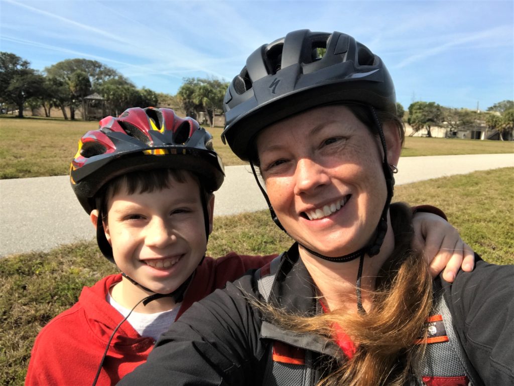 Biking at Fort de Soto Park, FL