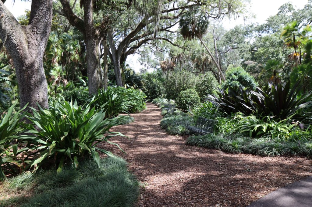 Bok Tower Gardens Mulch Path Through the Gardens - Florida