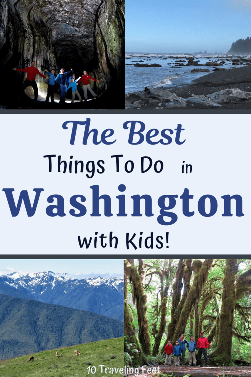 Washington Best Things to do with Kids Pin