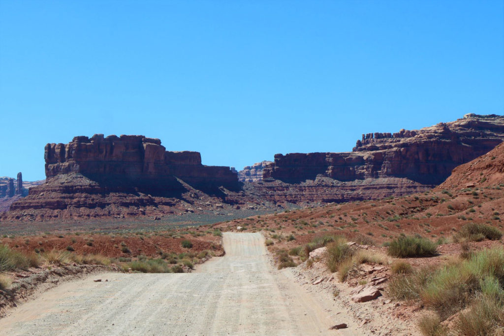 The Road through Valley of the Gods, Utah