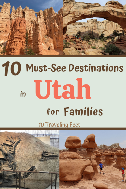 Utah 10 must-see destinations for families Pin