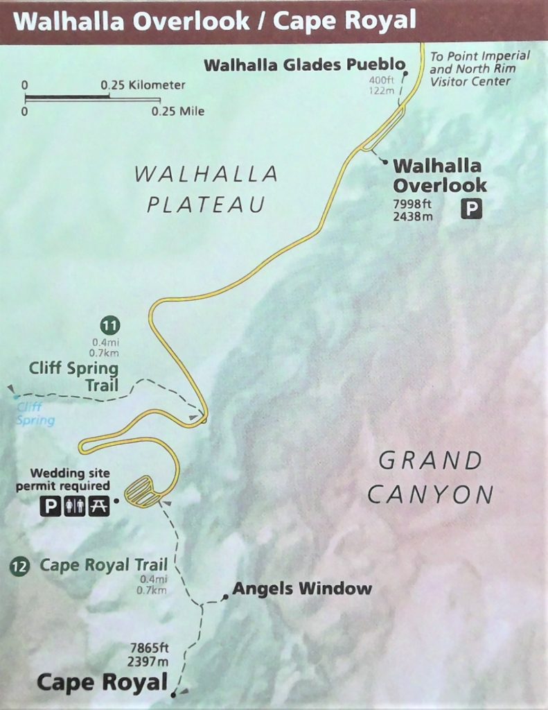 North Rim Grand Canyon Map