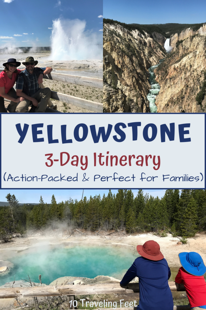 Yellowstone 3 day itinerary Pin