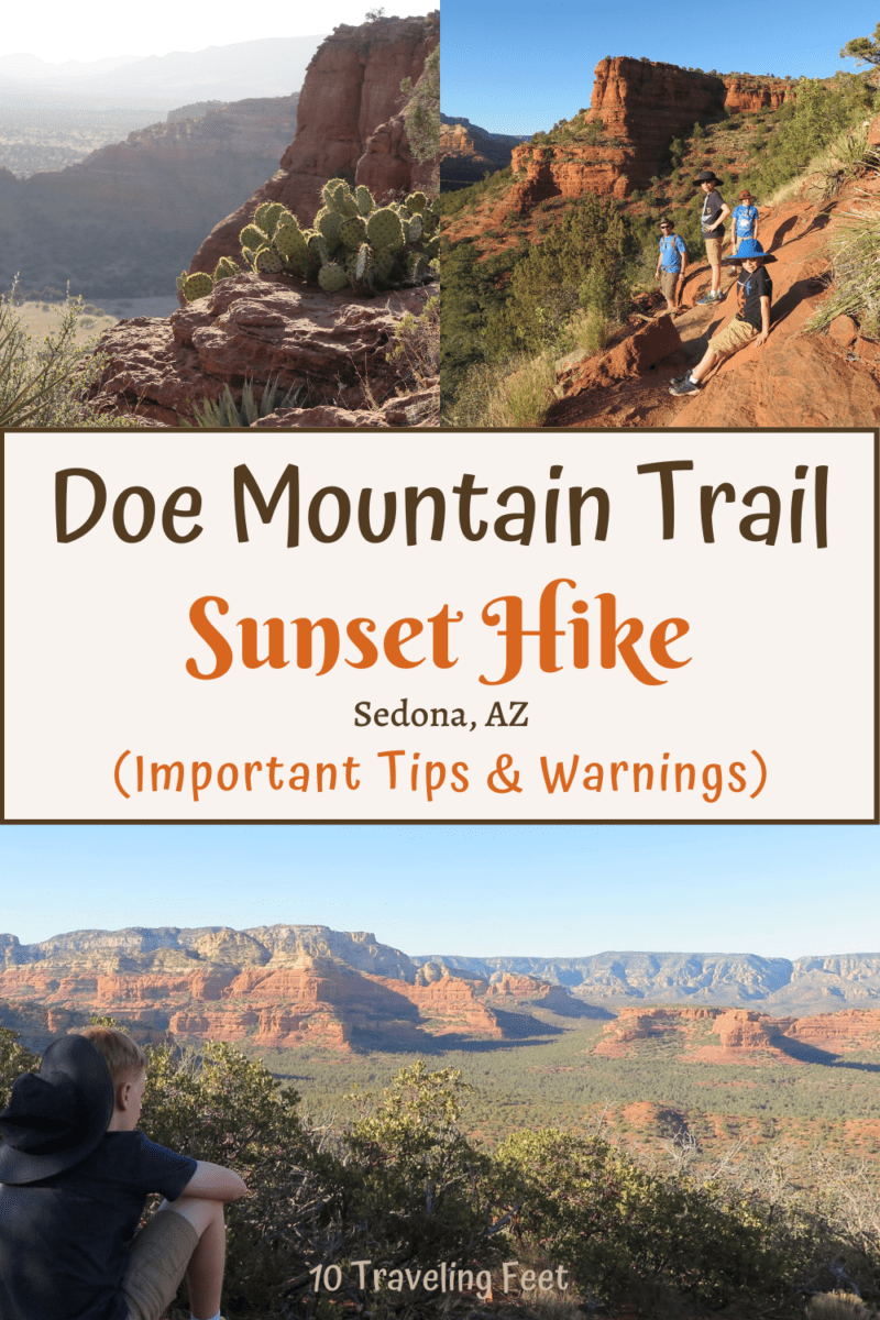 Doe Mountain Trail Sunset Hike, Arizona Pin