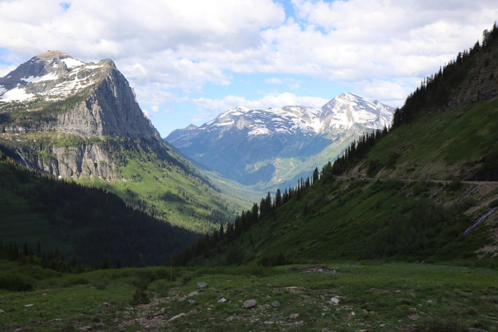 Going to the Sun Rd, Glacier National Park in late June, Montana