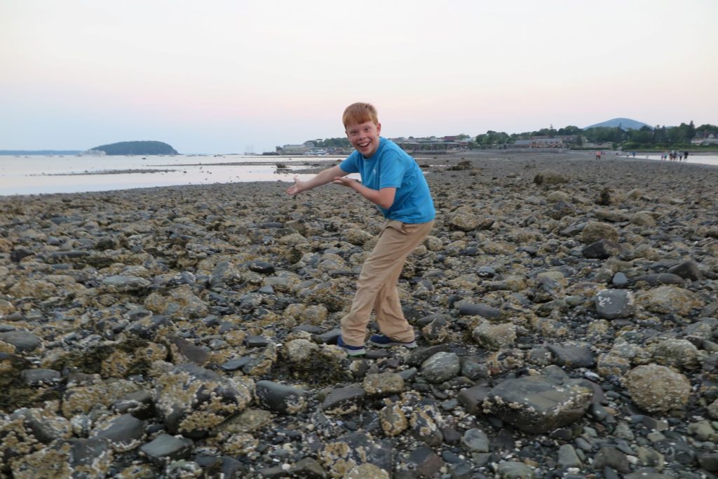 Walk to Bar Island from Bar Harbor, Maine - Top thing to do in the Northeast United States with Kids