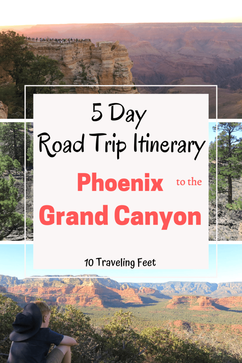 Phoenix to Grand Canyon Road Trip, Arizona Pin