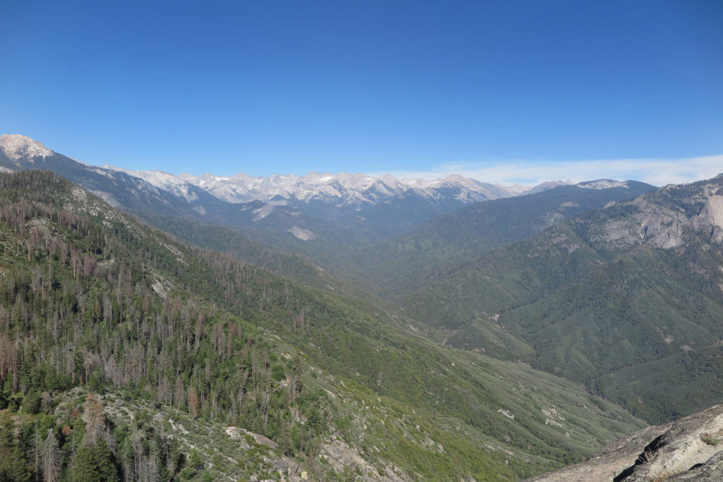 The view from Moro Rock - Sequoia National Park, California