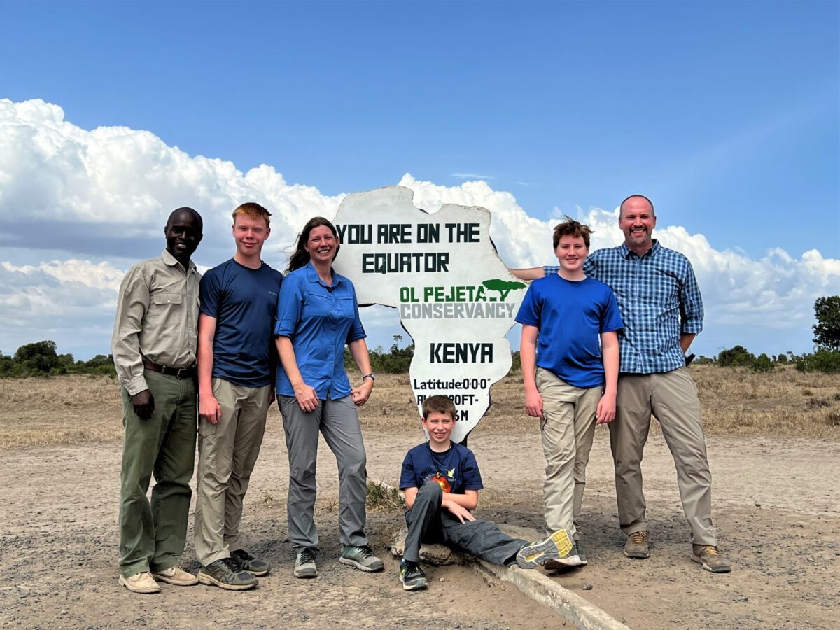 Standing on The Equator